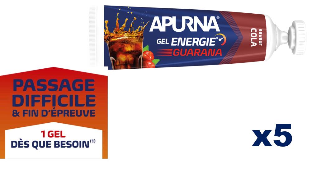 Gel Passage Difficile (Etui 5 x 35g) | Guarana Cola 2/4