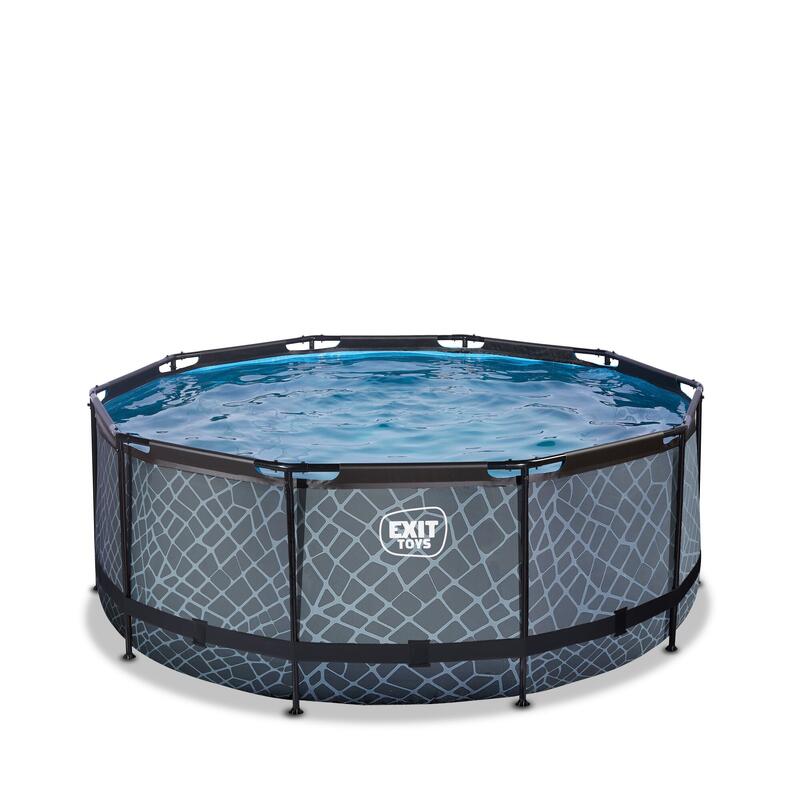 Piscine ø360x122cm avec pompe filtrante