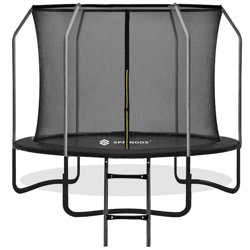 Trampolina ogrodowa z siatką wewnętrzną i ringiem 8 FT 244-252 cm, dla dzieci