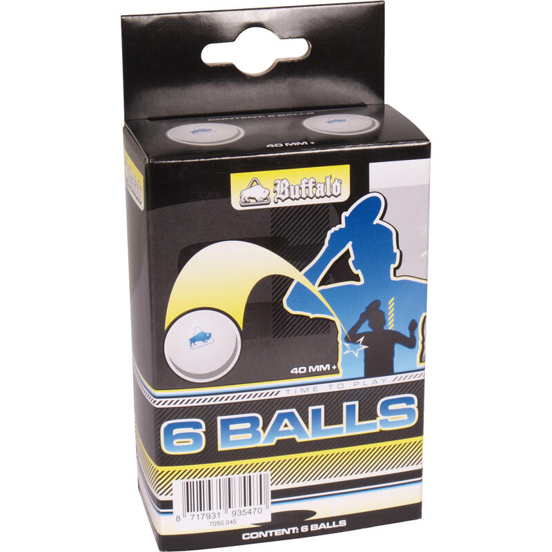 PING PONG PALLINE 6 PZ 40MM