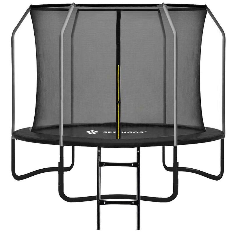 Trampolina ogrodowa z siatką wewnętrzną i ringiem 8 FT 244-252 cm, dla dzieci