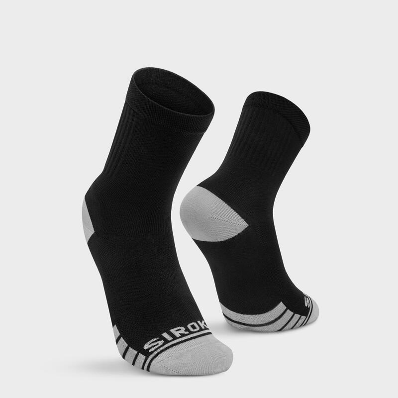 Calcetines de gravel hombre Hombre y Mujer GS1 Grift SIROKO Negro