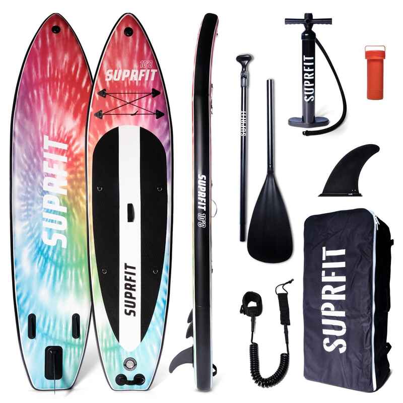 SUP Board Set aufblasbar - Touring Stand Up Paddle 10'8 Batik