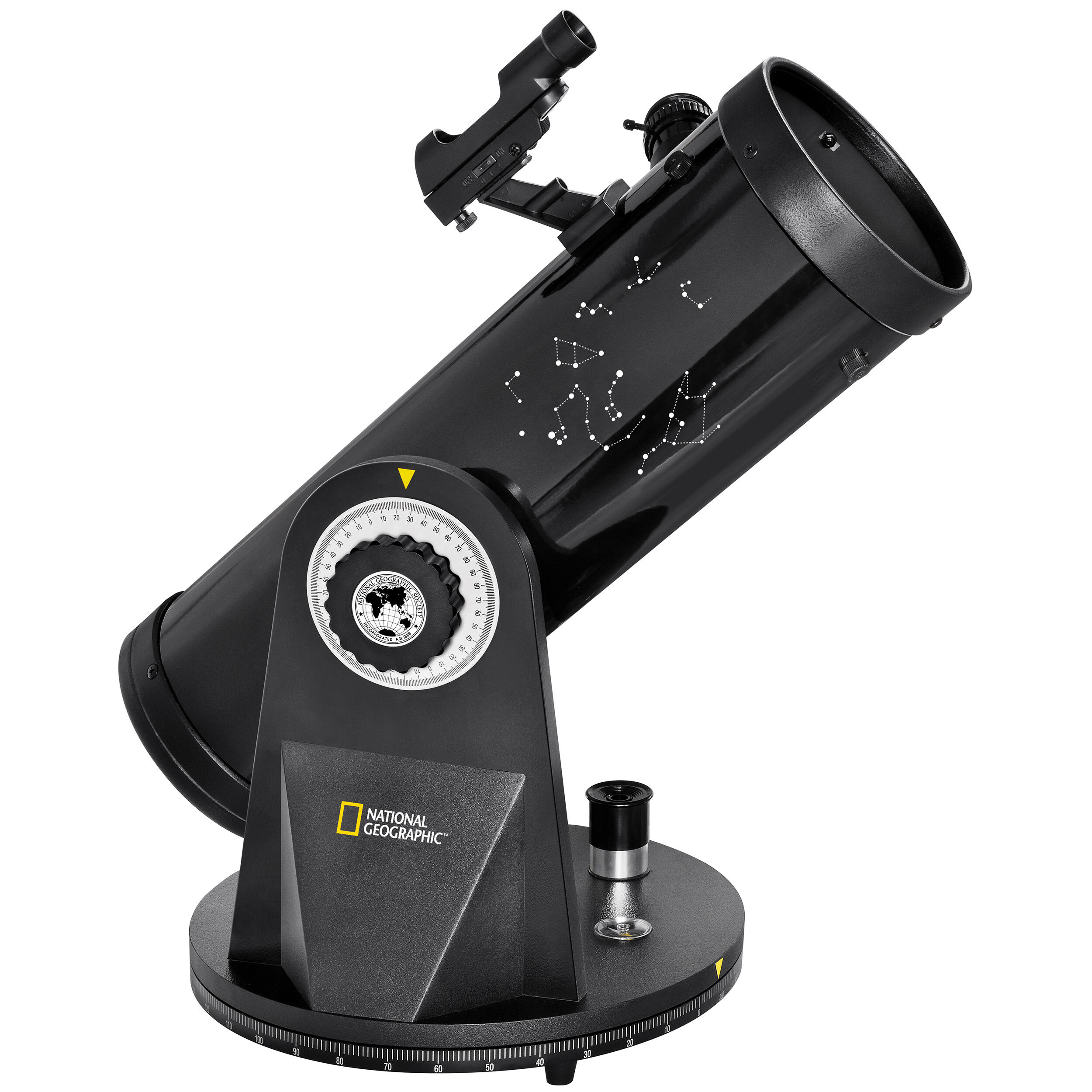 NATIONAL GEOGRAPHIC Telescopio compatto 114/500 National Geographic facile da usare