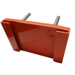 IJzeren montageplaat voor basketbalring 15x10x2 cm 2/4