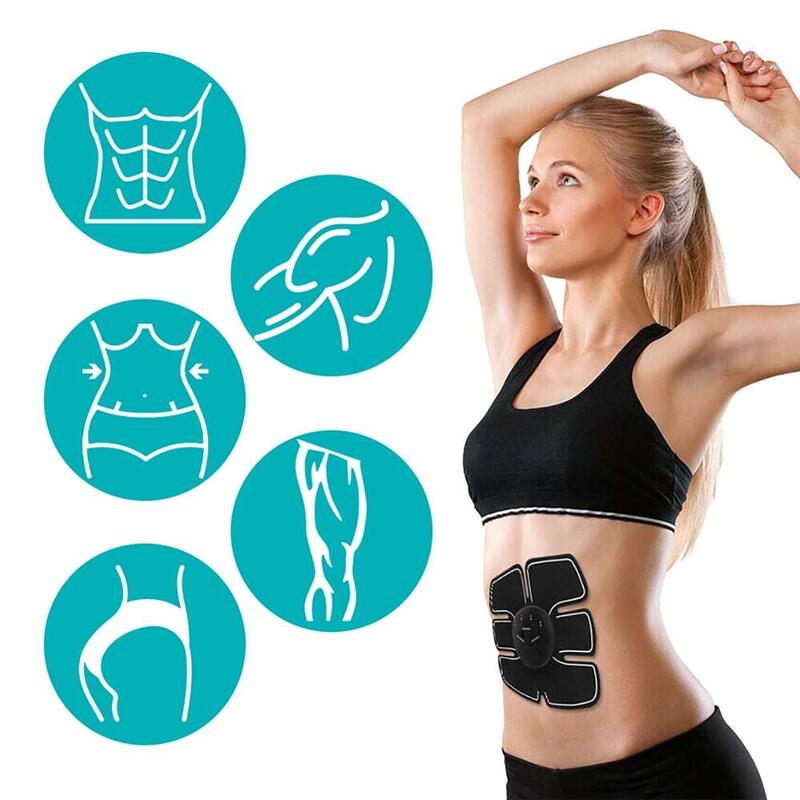 Aparat fitness cu electrostimulare pentru abdomen, brate si picioare