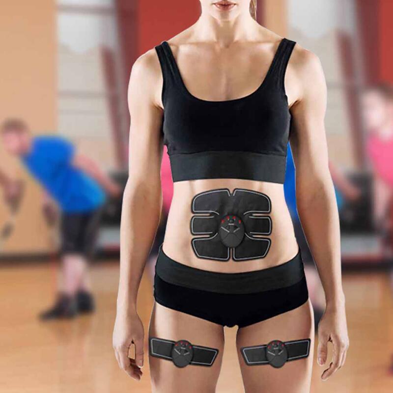 Aparat fitness cu electrostimulare pentru abdomen, brate si picioare