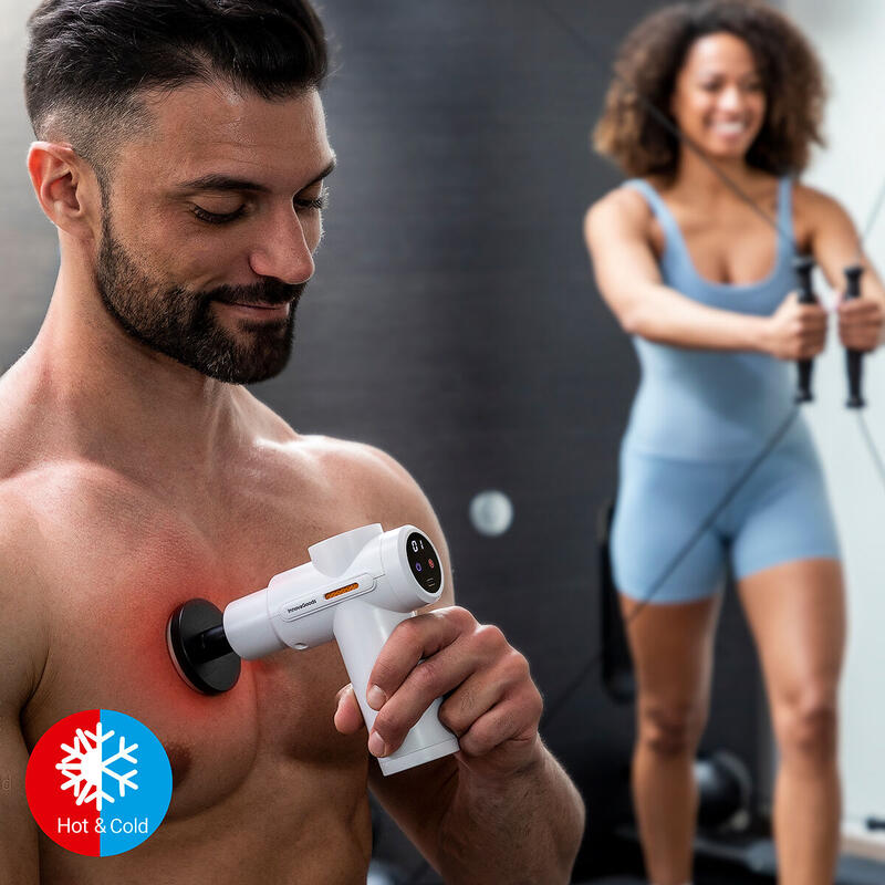 Pistolet de Massage Musculaire Chaud et Froid InnovaGoods NA 25 W
