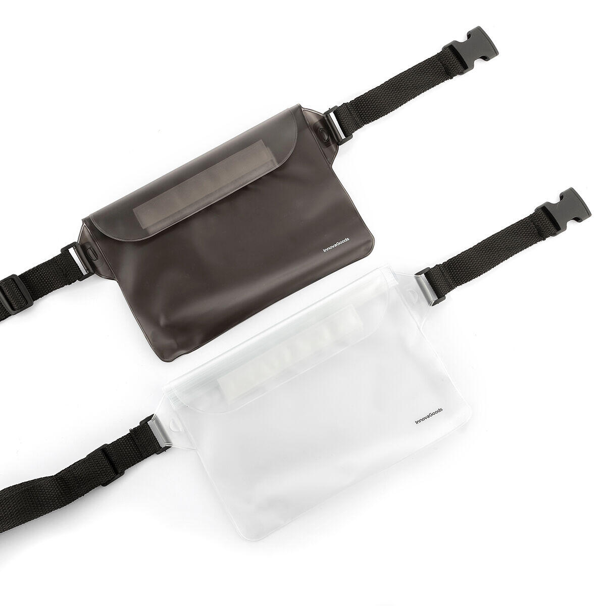 INNOVAGOODS Bolsa Riñonera Impermeable con Correa Ajustable InnovaGoods Blanco
