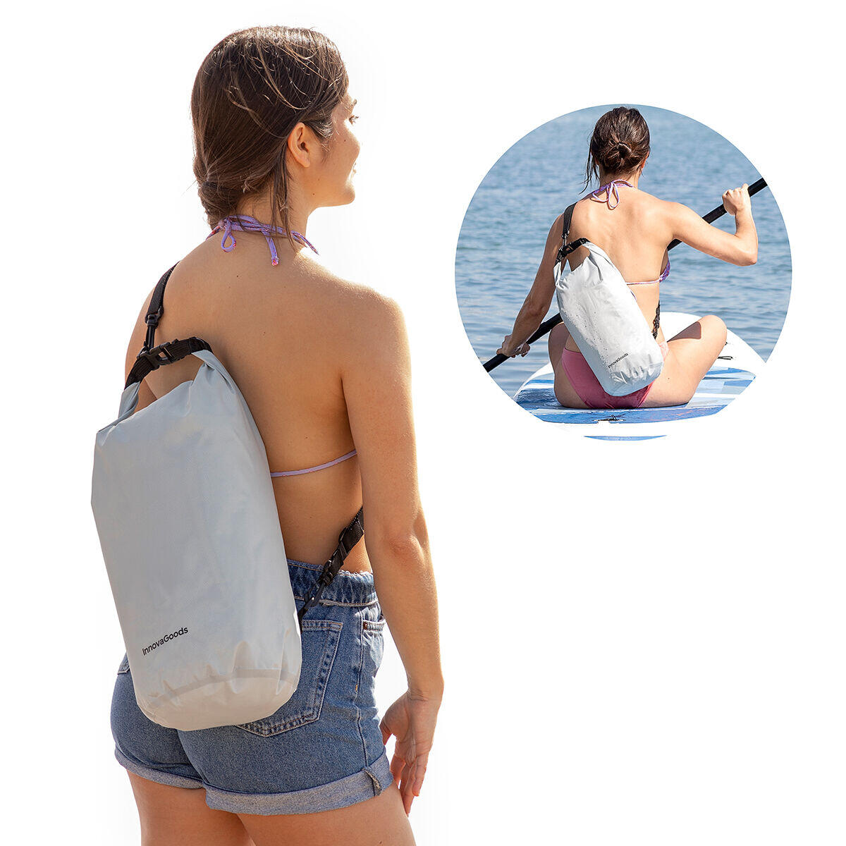 Bolsa Estanca Impermeable Deportiva Drysal InnovaGoods 10 L