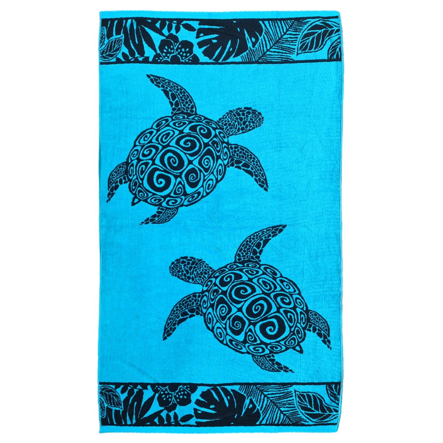 LE COMPTOIR DE LA PLAGE Strandlaken Jacquard Lagao 90x170 400g/m²