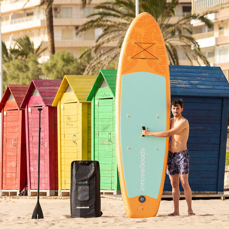 Tabla de Paddle Surf Hinchable 2 en 1 con Asiento InnovaGoods 10'5" 320 cm