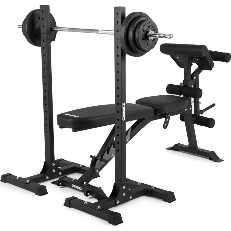 Banc de musculation Zipro Superset inclinable déclinable avec support de barre