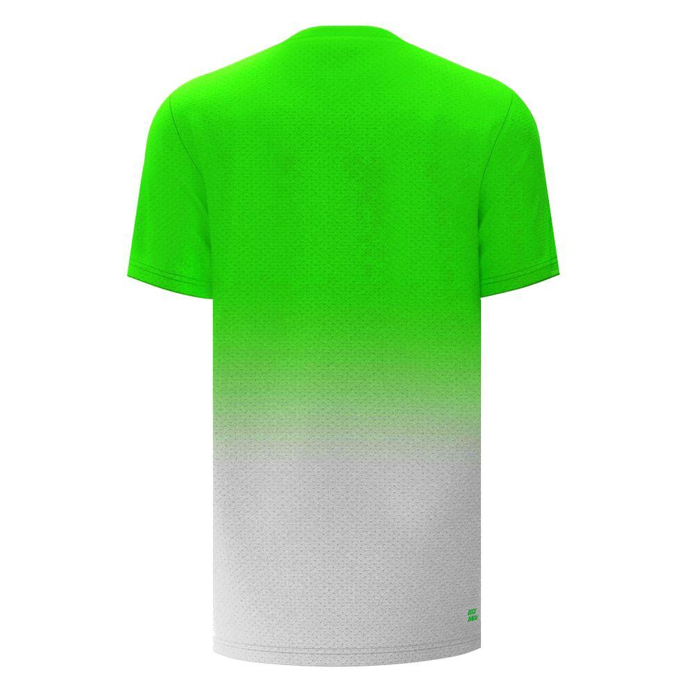 Camiseta Bidi Badu Crew Gradiant Verde Neon Blanco Junior 5/5