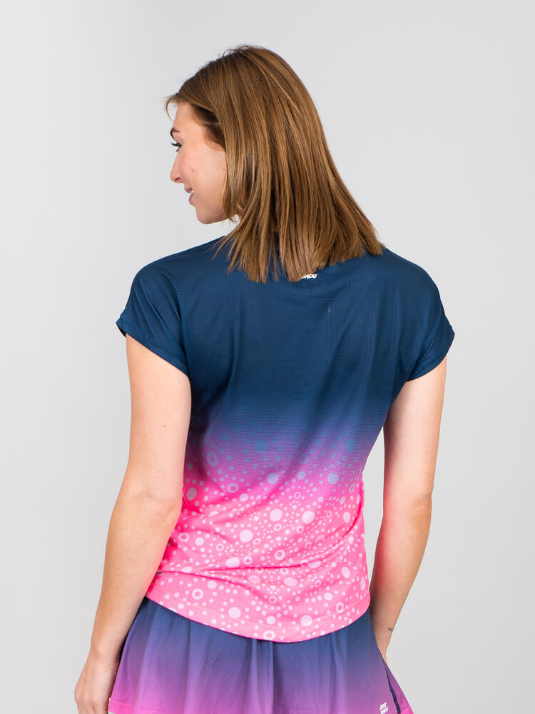 Camiseta Bidi Badu Colortwist Rosa Azul Oscuro Mujer 2/7