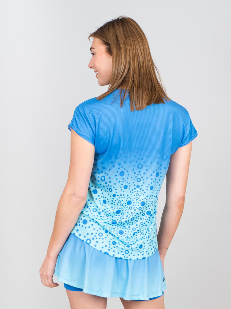 Camiseta Bidi Badu Colortwist Aqua Azul Mujer 2/7