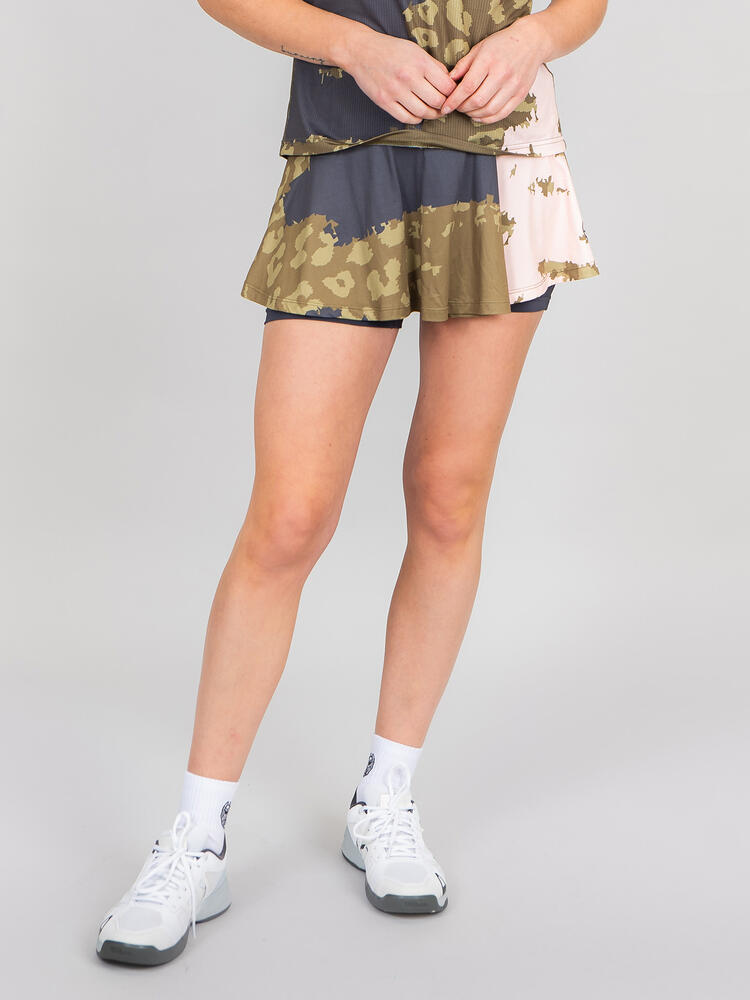 BIDI BADU Bidi Badu Pure Wild Estampado Olive Dark Grey Saia