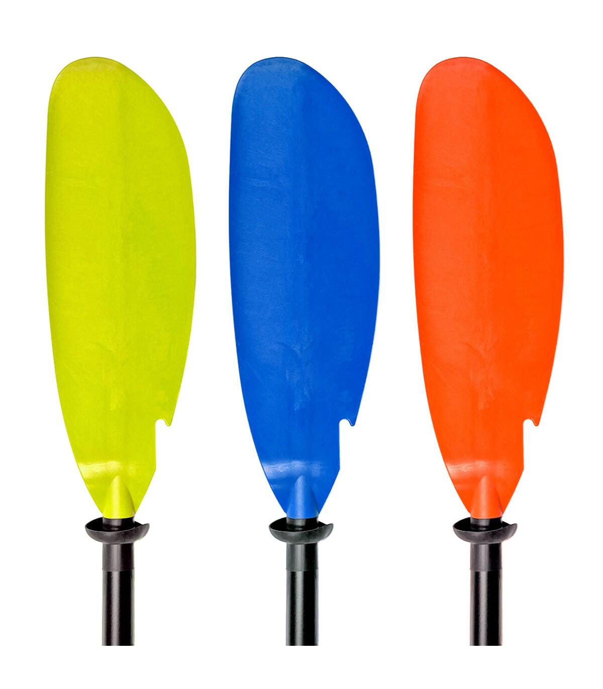 Remo o pala de aluminio 220 cm para kayak. 1 pieza. Asimétrica 50º 3/3