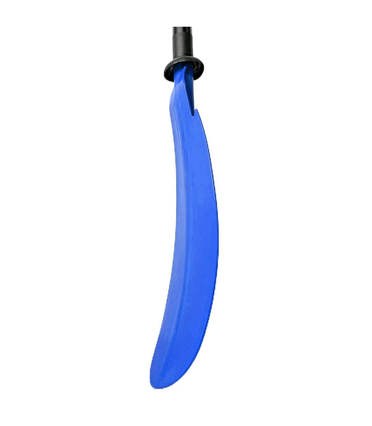 Remo o pala de aluminio 220 cm para kayak. 1 pieza. Asimétrica 50º 2/3