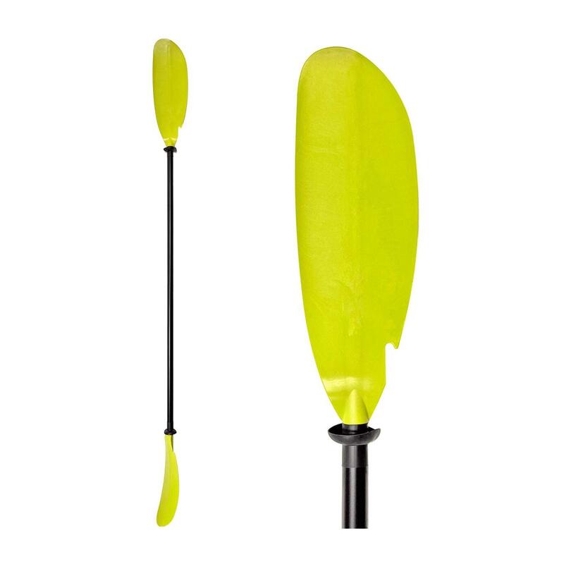 Pack 12 remos kayak para empresas. 1 pieza 220cm. Asimetrica 50º