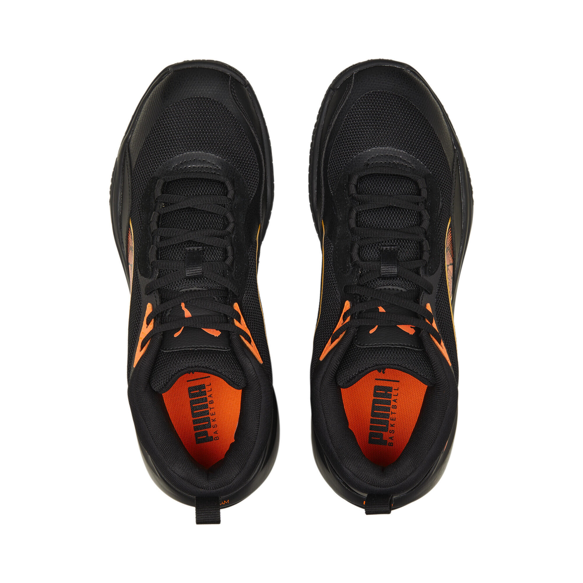 Chaussures de basketball Playmaker Pro Laser PUMA Black Ultra Orange 6/6