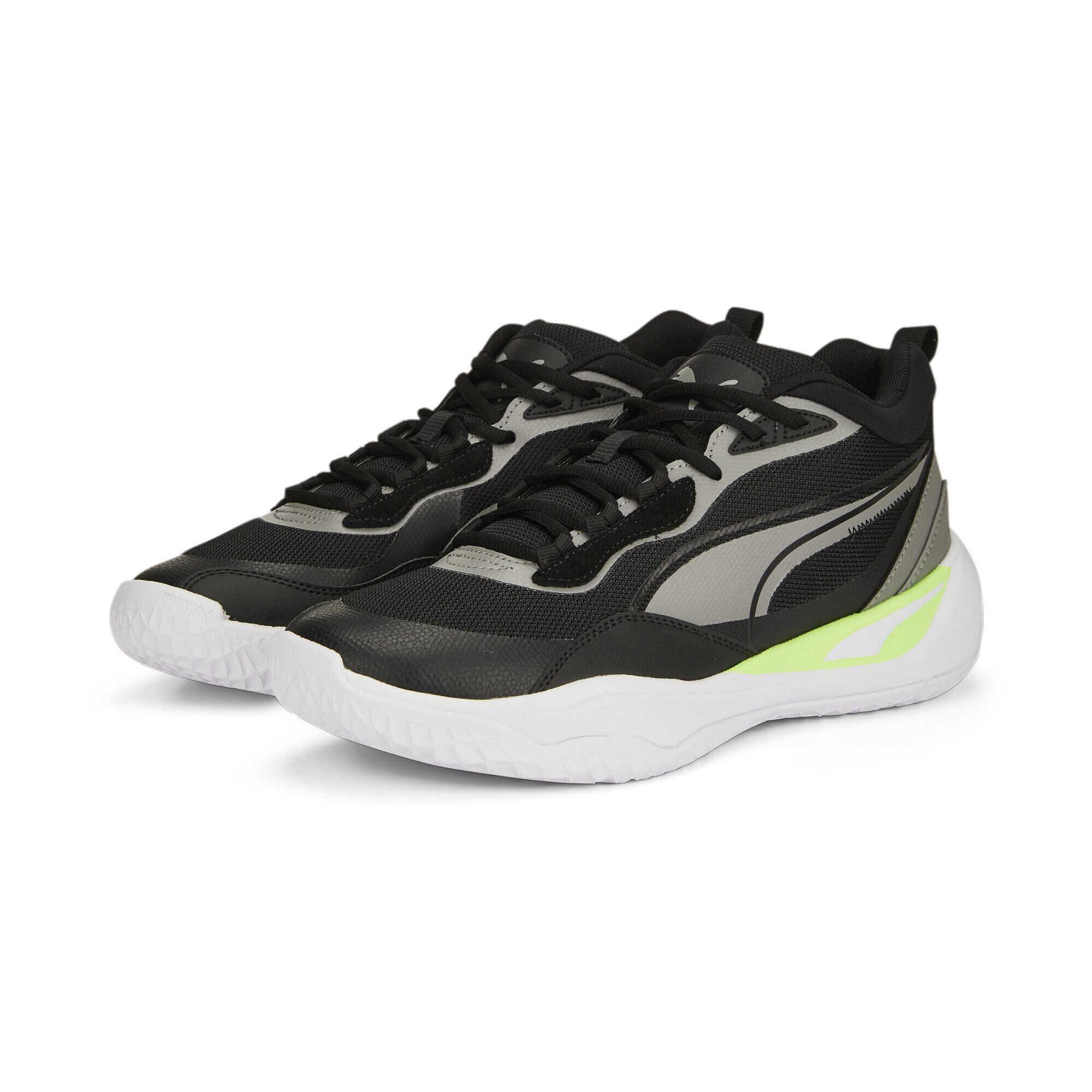 Puma - Chaussures De Basketball Playmaker Pro Puma - Chaussures De Sport - Noir|vert - Decathlon