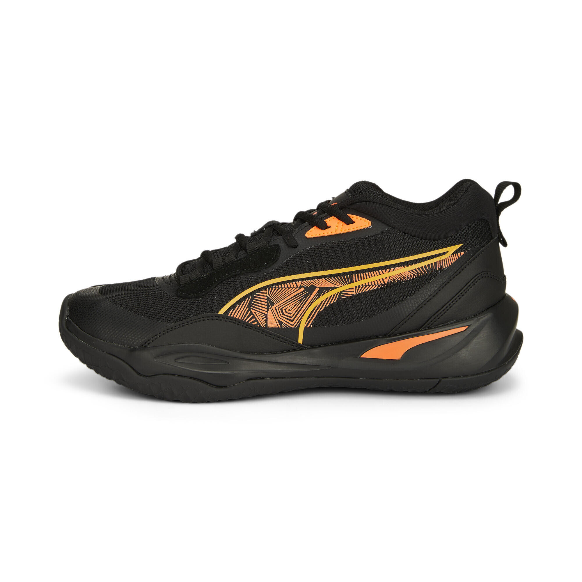 Chaussures de basketball Playmaker Pro Laser PUMA Black Ultra Orange 3/6