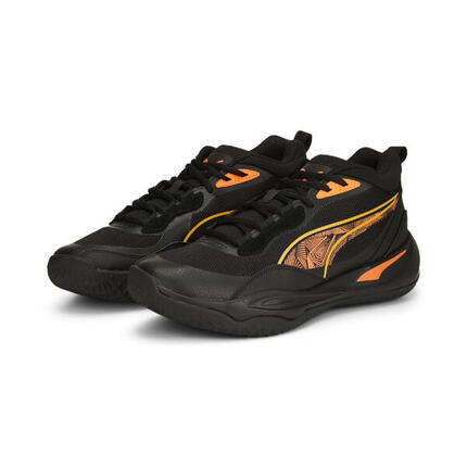 Chaussures de basketball Playmaker Pro Laser PUMA Black Ultra Orange