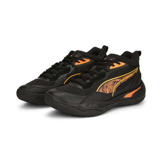 Scarpe da basket Playmaker Pro Laser PUMA Black Ultra Orange
