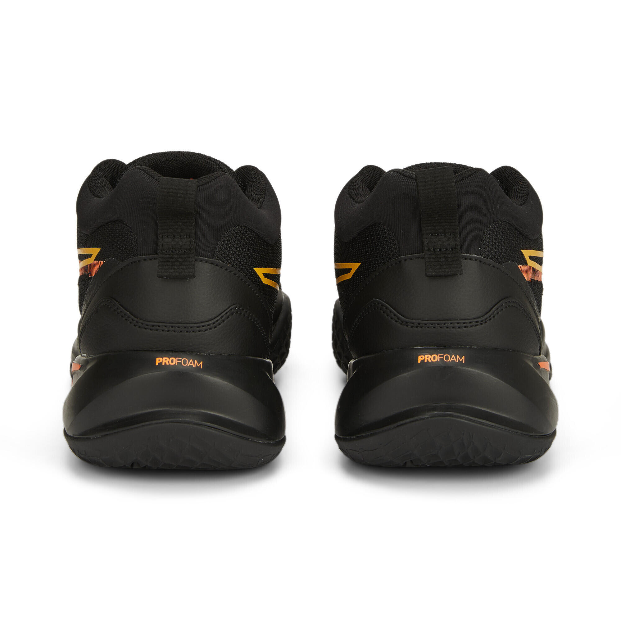 Scarpe da basket Playmaker Pro Laser PUMA Black Ultra Orange 2/6