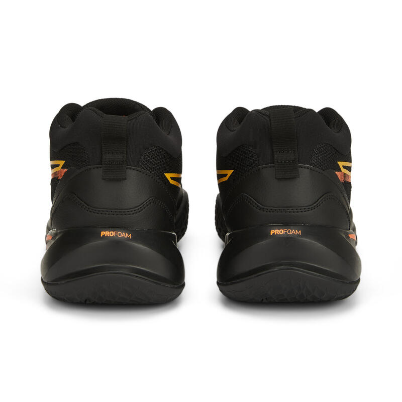 Playmaker Pro Laser Basketballschuhe Herren PUMA Black Ultra Orange