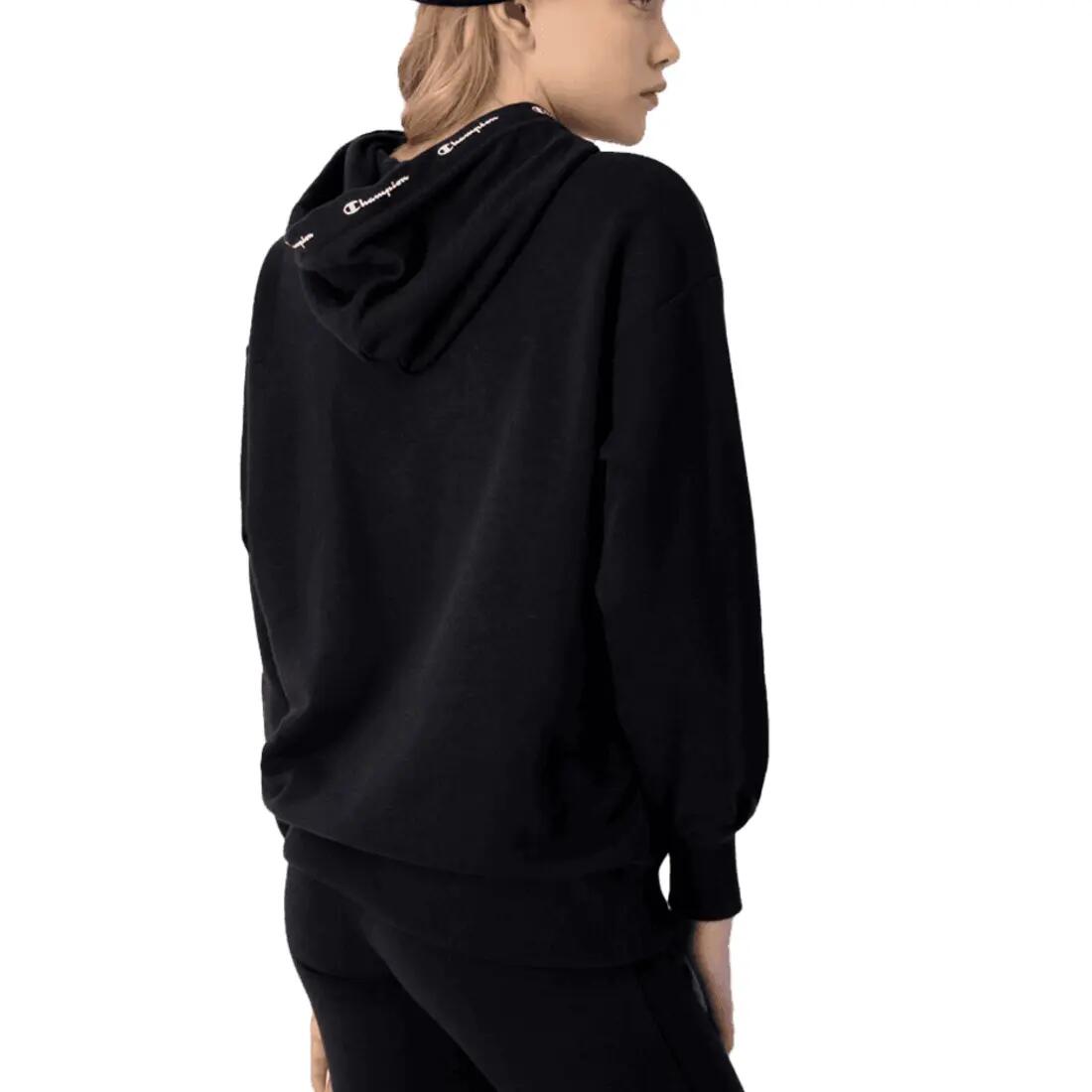 Sweat à capuche pour femme Champion noir 2/4