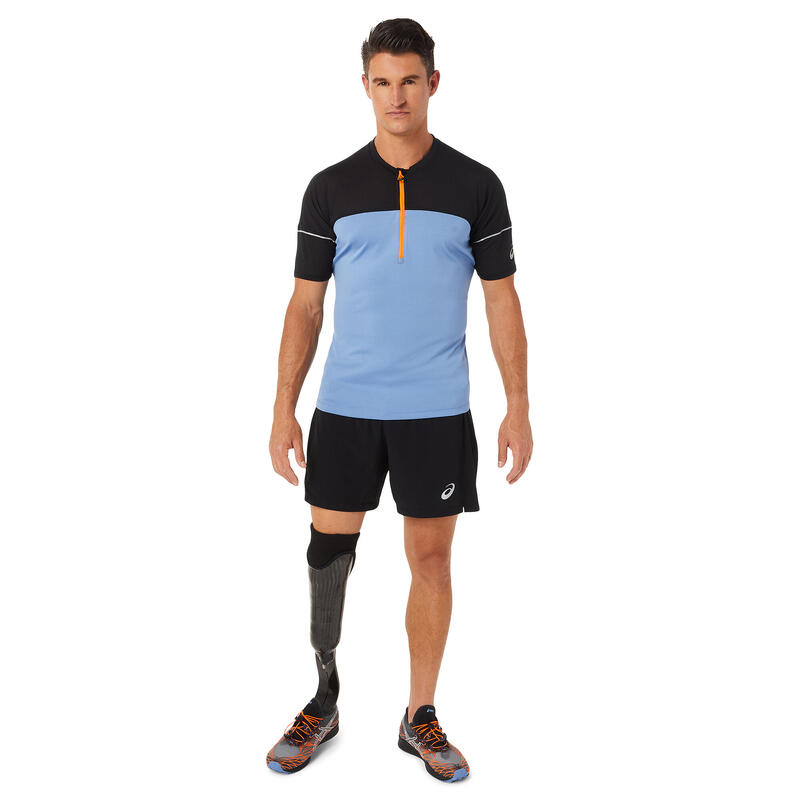 Férfi póló, ASICS Fujitrail Top Tee, kék