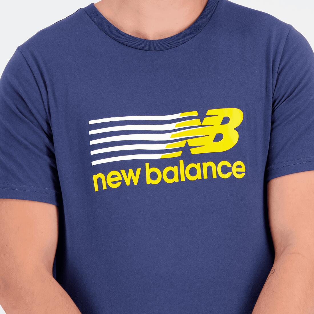 T-shirt Marine Homme New Balance Core Plus Graphic 4/4