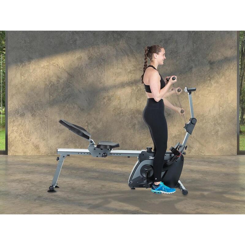 Roei-ergometer Vinur - Traagheid 8 kg - Opvouwbaar - Bluetooth