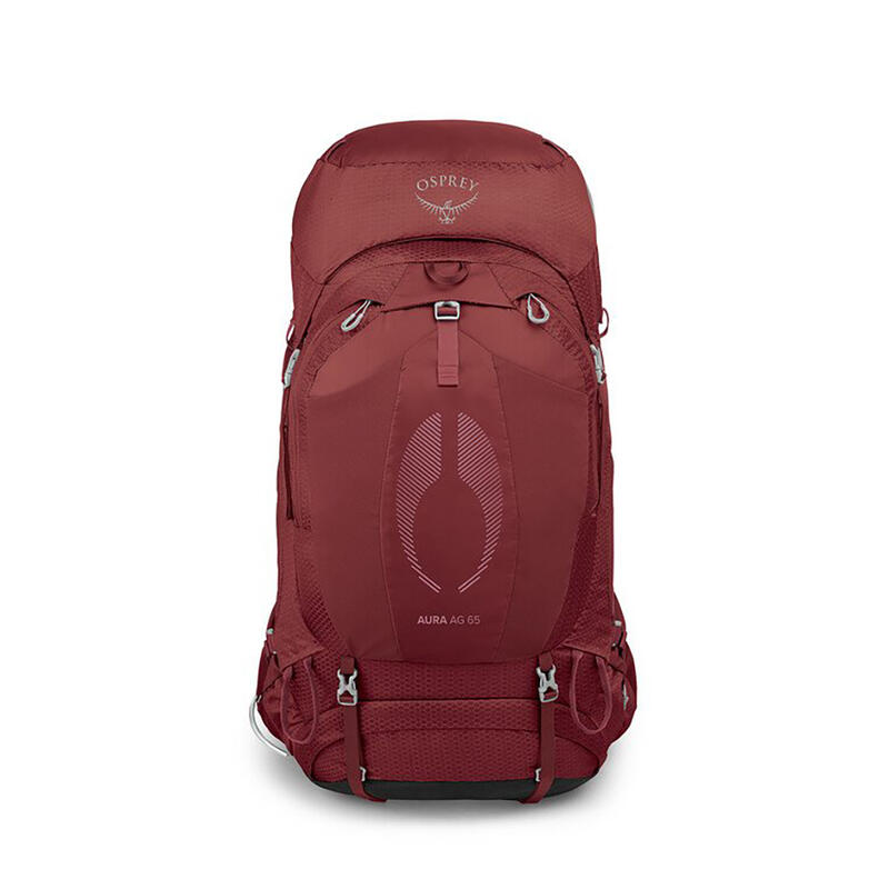 Aura AG 65 Adult Women Camping Backpack 65L - Berry Sorbet Red