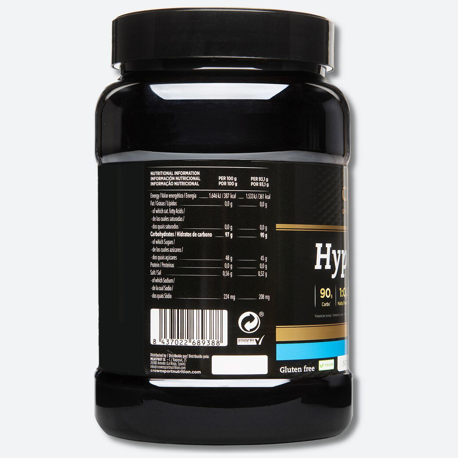 Bote de bebida en polvo muy alta en carbohidratos HyperDrink 90 Neutro 2/8