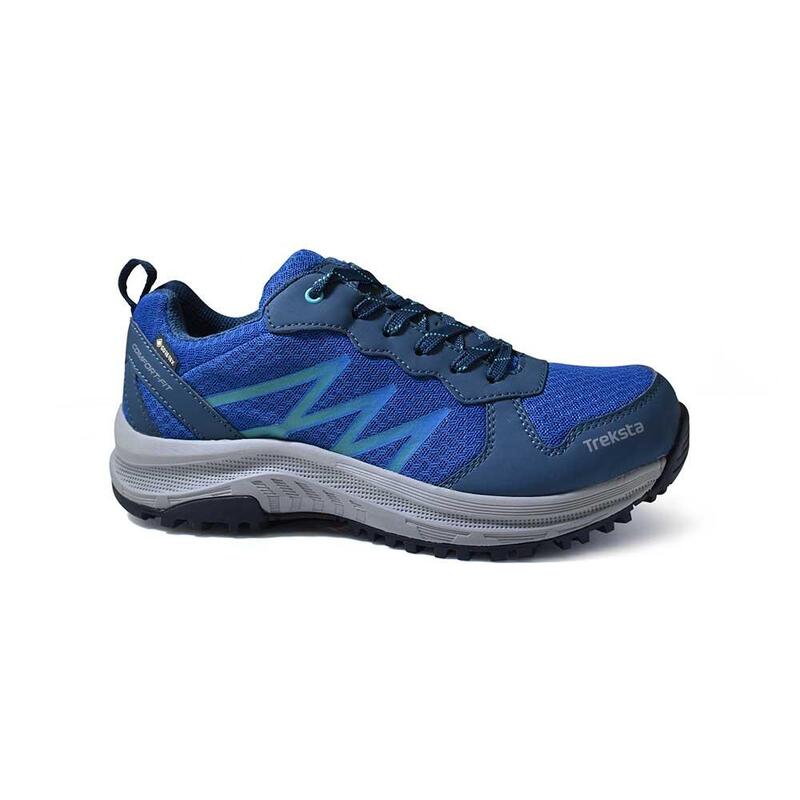 Brevik Low Lace GTX Women's Waterproof Hiking Shoes - T Blue/Grey