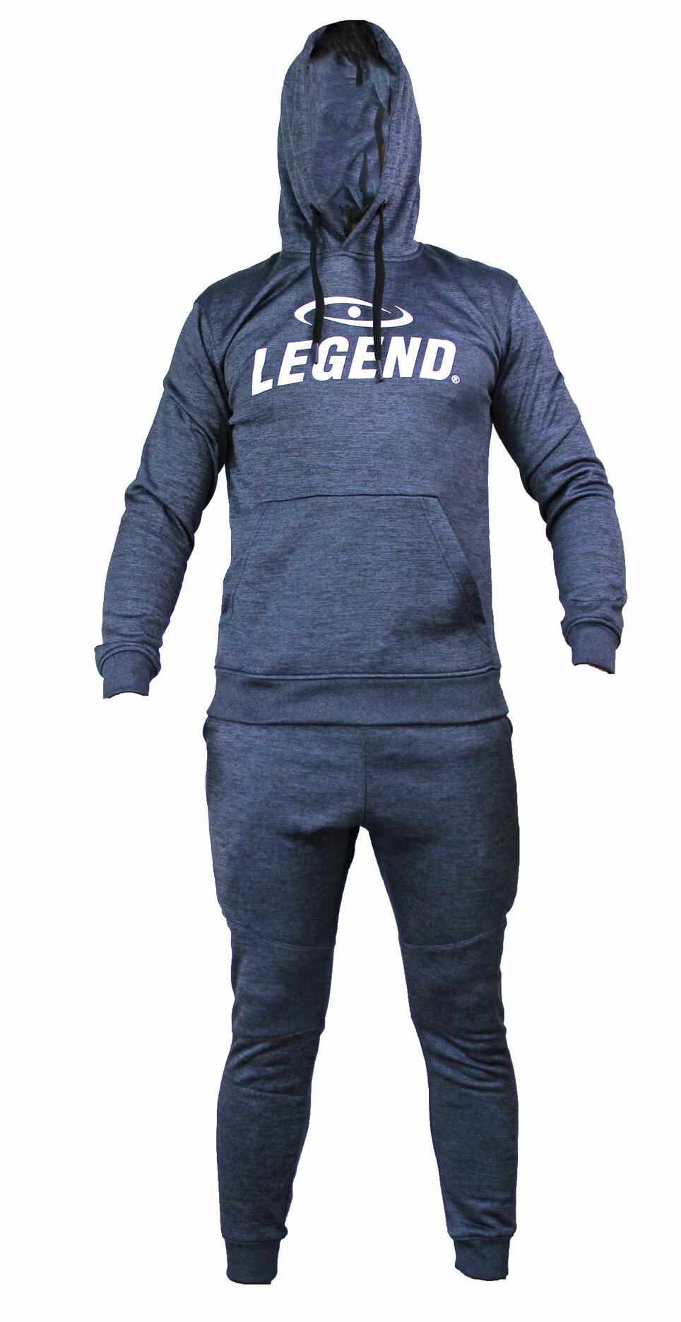 Joggingbroek Kids/Volwassenen Navy Blauw SlimFit Polyester Fitness en Hardlopen 4/5
