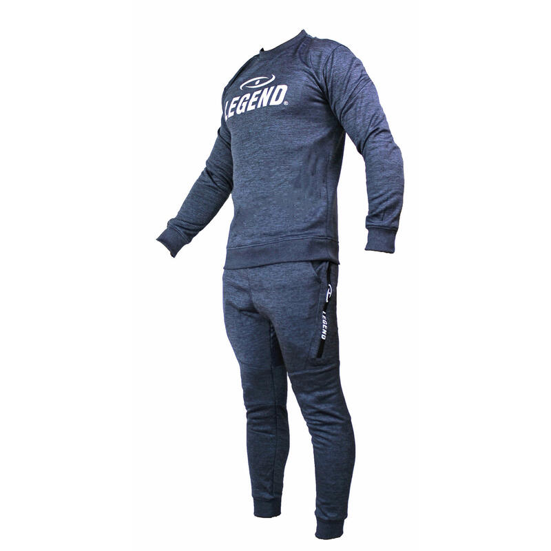 Joggingbroek Kids/Volwassenen Navy Blauw SlimFit Polyester Fitness en Hardlopen