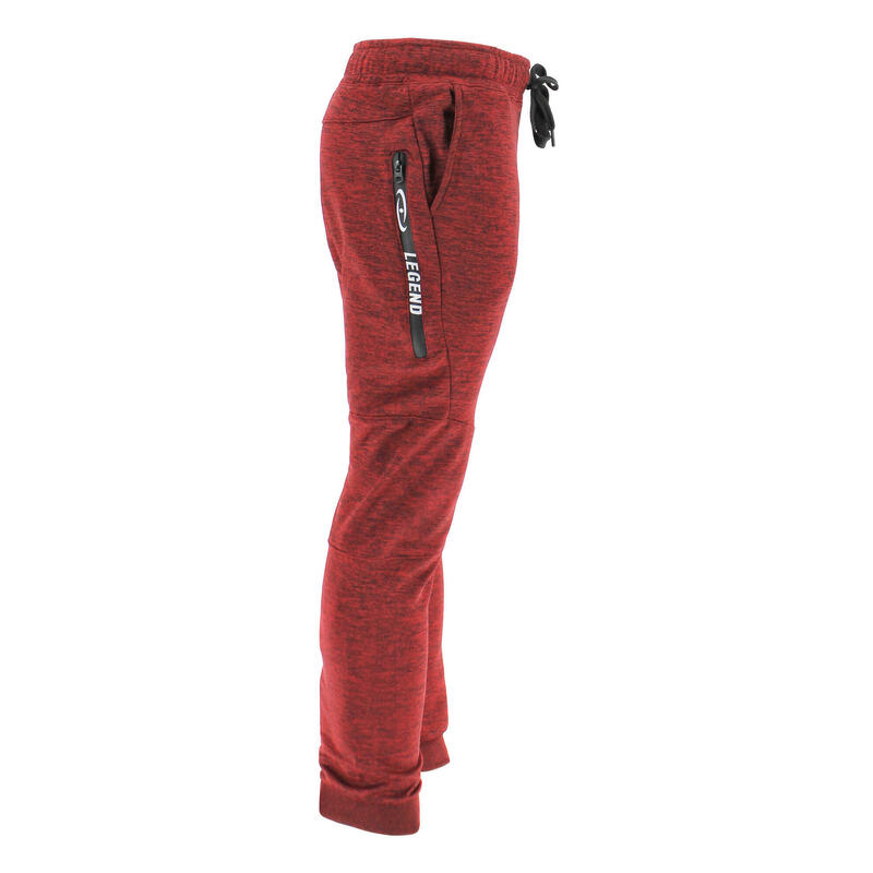 Joggingbroek Kids/Volwassenen Rood SlimFit Polyester Fitness en Hardlopen