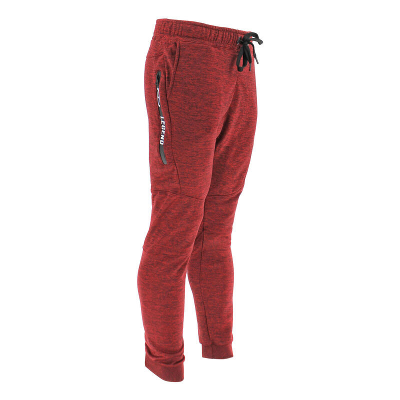 Joggingbroek Kids/Volwassenen Rood SlimFit Polyester Fitness en Hardlopen