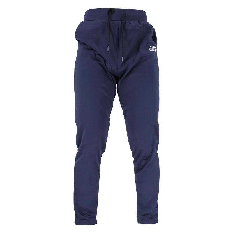 joggingpak fleece Heren/Dames Blauw Legend Fitness en Hardlopen