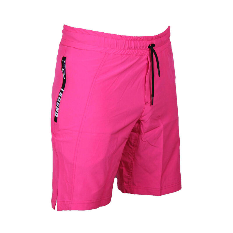 Short met rits vakken Meisjes/Dames Roze Polyester Fitness en Hardlopen