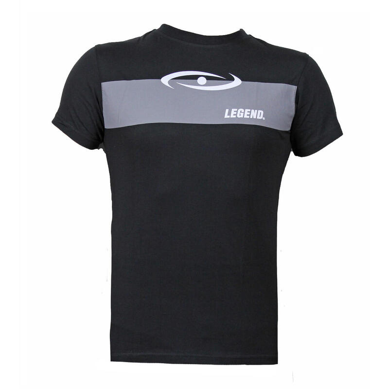 t-shirt Gris Uni Enfants/Adultes Noir 100% Coton Bio
