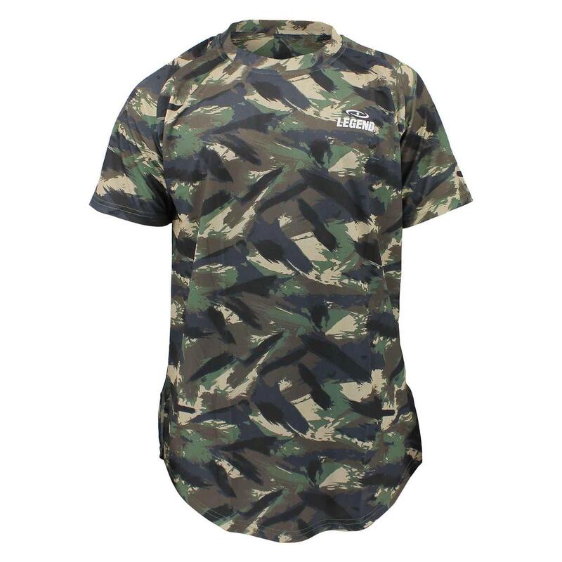 T-shirt camo army - Verschillende maten - Gemaakt van duurzaam polyester Dry-fit
