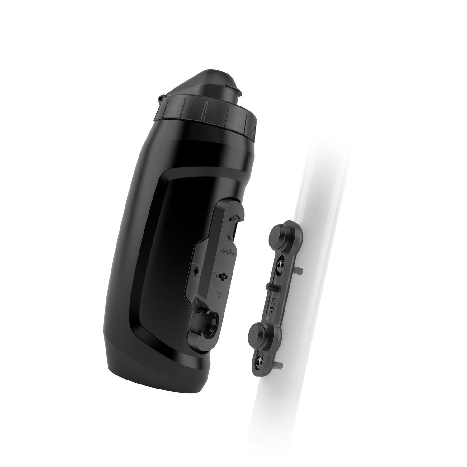 FIDLOCK TWIST bidon 590 + fietsvoet - transparant