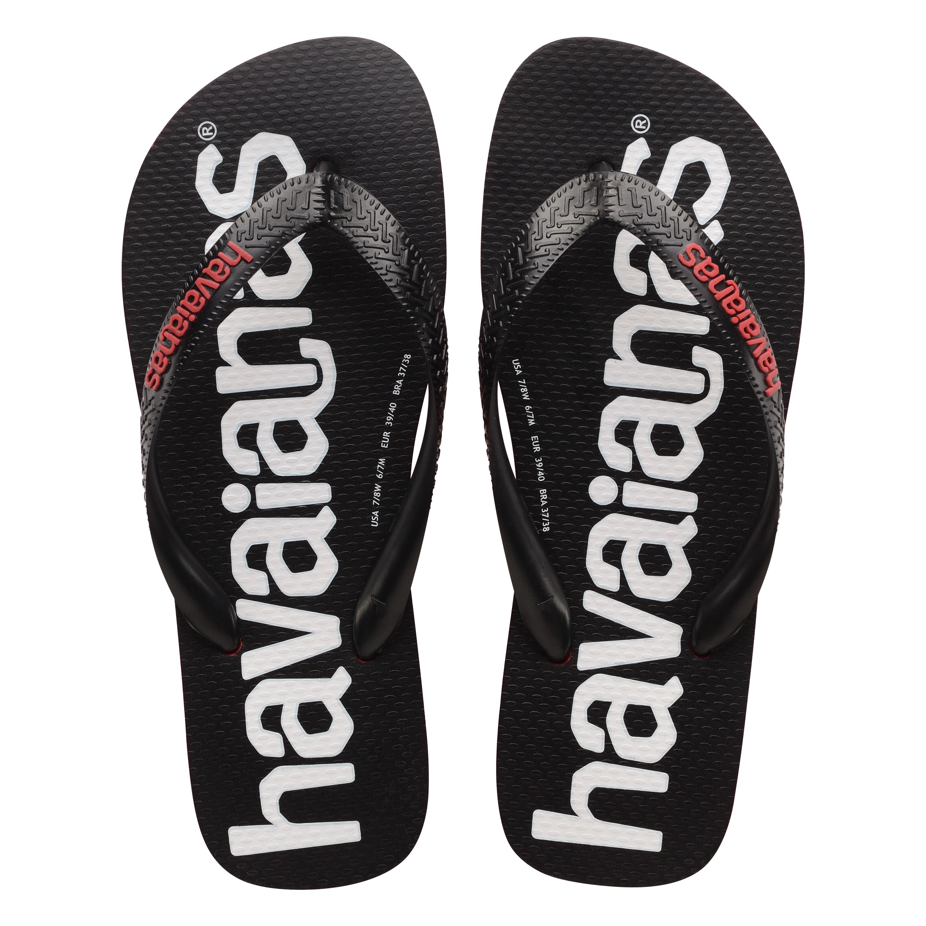 Havaianas - Tong À Enfiler Havaianas Top Logomania2 - Homme - Tongs - Rouge - 39/42 - Decathlon