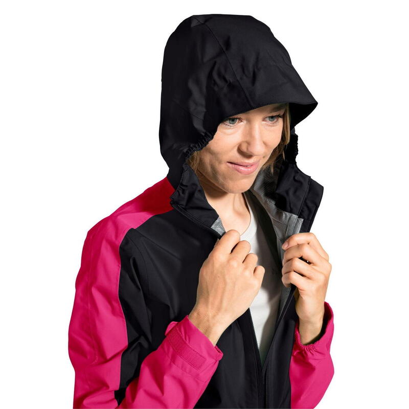 Chaqueta para mujer Moab Rain Jacket II - Negra/Rosa