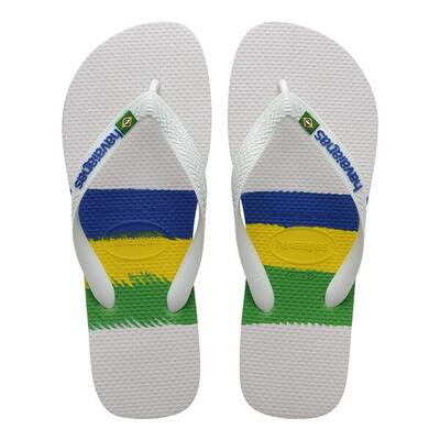 Flip-flops havaianas model brasil tech kleur wit